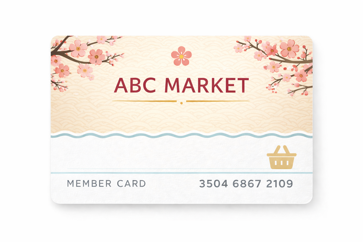 Image of a PET card
