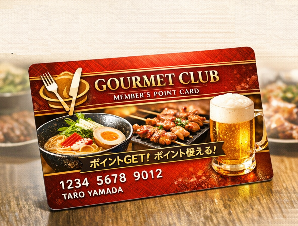 Retail store point card
